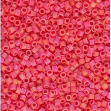 Miyuki delica Beads 11/0 - Opaque matted cranberry ab DB-873